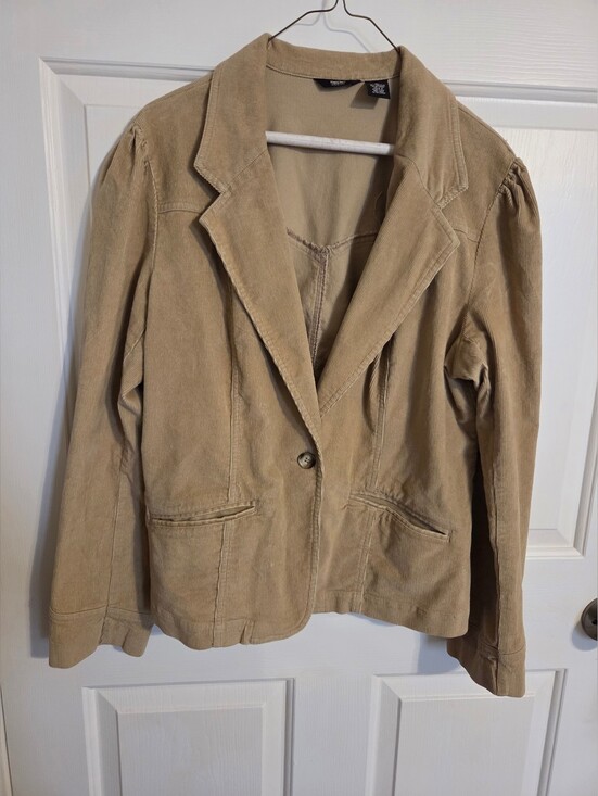 Mossimo Supply Co. Jackets & Blazers - Mossimo Tan Western Corduroy Jacket XL Vintage 90s